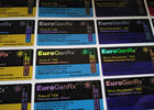 Euro autocollants imperméables brillants de Vial Labels Hologram Medication Label en verre de GenRX