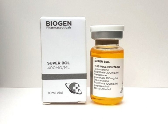 Étiquettes et boîtes de flacons Superbol 400 Biogen Pharmaceuticals