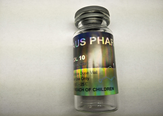 Labels de fiole d'Aus Pharma 10ml, autocollants faits sur commande d'hologramme pour les conteneurs en verre
