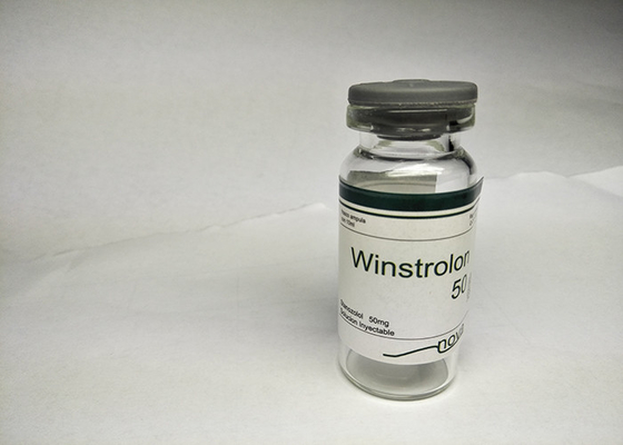 Labels de fiole de fiole de Winstrolone 50, autocollant adhésif marque le matériel de papier enduit