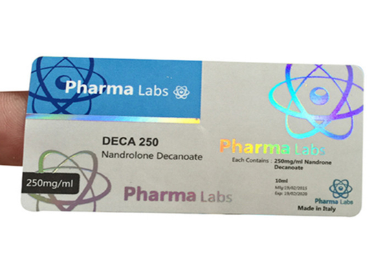 Labels olographes de fiole de prescription/aperçus gratuits adhésifs faits sur commande d'autocollants