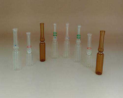 autocollants de label de médicament de bouteille de l'ampoule 1ml en verre couleur ambre et couleur claire avec l'impression