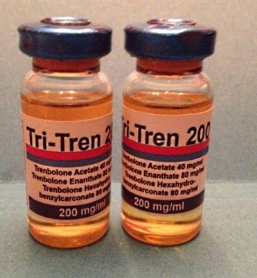 La fiole faite sur commande imperméable marque les labels brillants de PVC pour Tri-Tren 200 mg/ml