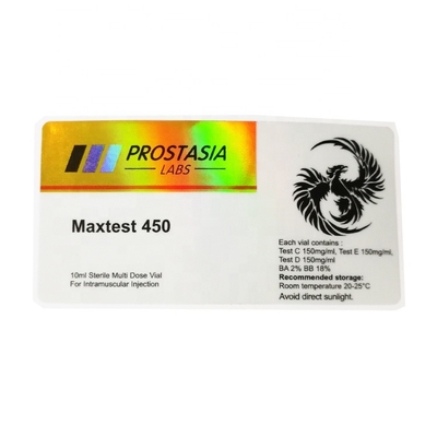 Couleur Prostasia Maxtest de Pantone 450 10ml Vial Labels
