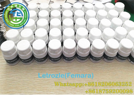 Flacon oral Femara Comprimés flacon Bodybuilding Cycle Letrozole 2.5mgx100 Étiquettes de bouteille