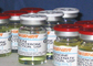 fiole empaquetant les étiquettes faites sur commande de fiole appliquées la fiole multiple stérile pharmaceutique de dose