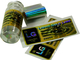 Étiquettes de flacon de 10 ml de laser de laboratoire d'or liquide pour flacon
