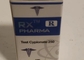Surface brillante du laser 10ml Vial Labels And Boxes With de Rx Pharma