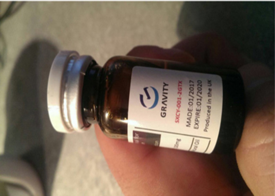 Labels en papier de fiole en verre du matériel 2Ml, étiquettes adhésives d'autocollant de Pharma d'essai