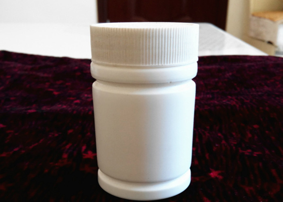 63 capsules bouteilles en plastique de Tablette de 70 ml/chapeau inaltérable bouteille en plastique blanche