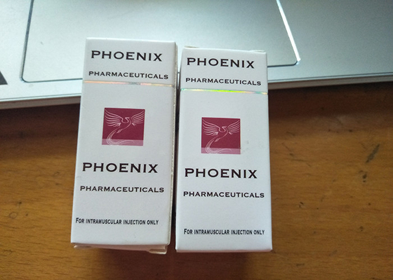 La fiole la boîte/10ml de Pharma enferme dans une boîte la taille adaptée aux besoins du client par emballage avec la ligne perforée