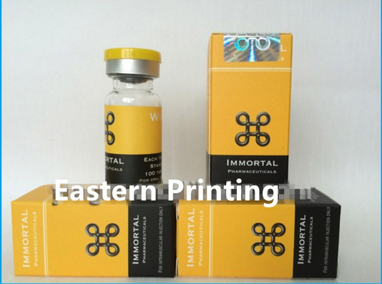 OEM brillant privé Vial Labels Printing Pharmaceutical Packaging