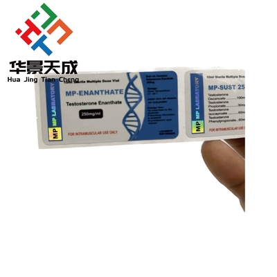 Étiquettes des flacons de test E 250 10 ml Étiquettes pour injection de stéroïdes
