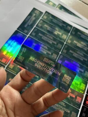 Étiquettes de flacons en verre pharmaceutique pour solution de reconstitution, flacons de 10 ml