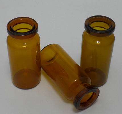 10ml brown glass vials with caps and stoppers
