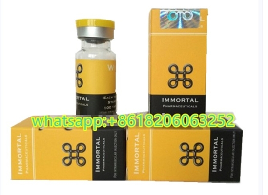 Labels faits sur commande de fiole d'injection immortelle de Pharmacetical avec des boîtes, conception d'OEM