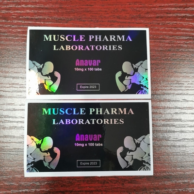 Flacon pharmaceutique de 10 ml 30 mg autocollant d'étiquette d'hologramme de flacon
