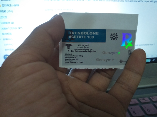 Hologramme pharmaceutique à base d' huile de Winstrol 10 ml Vial Étiquette du flacon 10 ml