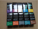 Boîte de 250 flacons de couleur CMJN avec étiquettes assorties