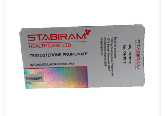 Étiquette de laboratoire Étiquette du produit Étiquette du flacon en verre Pour le propionate de testostérone Étiquette du flacon de 10 ml