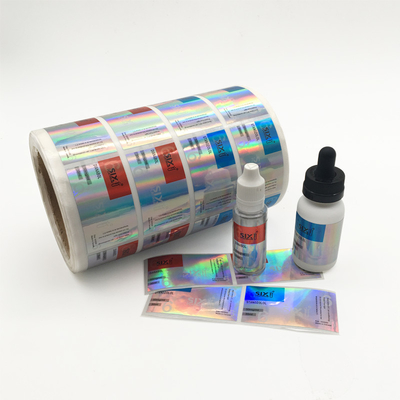 Étiquettes adhésives fortes pour flacons de 10 ml Film laser PET pour étiquettes de flacons en verre de pharmacie