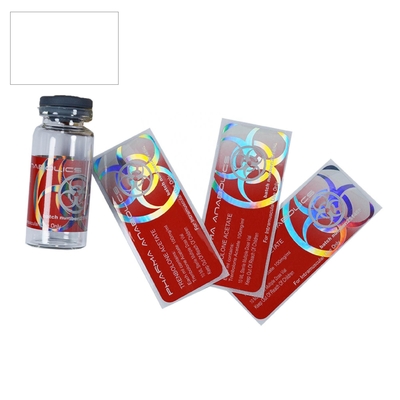 Étiquettes pour flacons en verre de 10 ml Étiquettes holographiques personnalisées pour bouteilles de 10 ml
