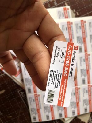 Marque du fabricant Adhésifs Tirzépatide 2 ml Vial PEPTIDE Étiquettes et boîtes