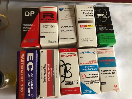 Déca Durobolin 250 10 ml Étiquettes du flacon Stéroïdes injectables Étiquettes de pharmacie