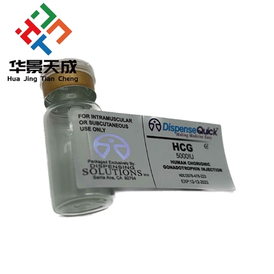 Étiquettes de flacon en verre personnalisables pour les flacons de 3 ml d' huile injectable à base de péptides de tirzépatide