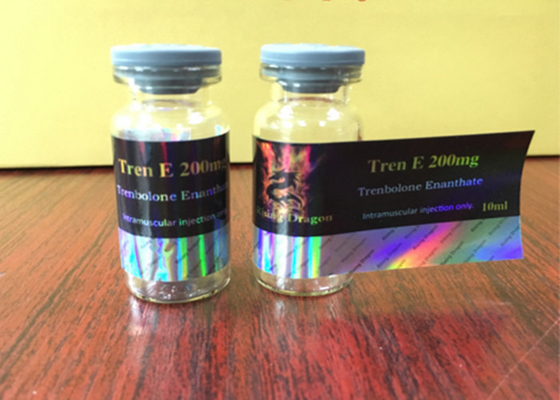 Tren E 200 Hologramme Laser Stéroïde PET Injection 10 ml Étiquettes du flacon
