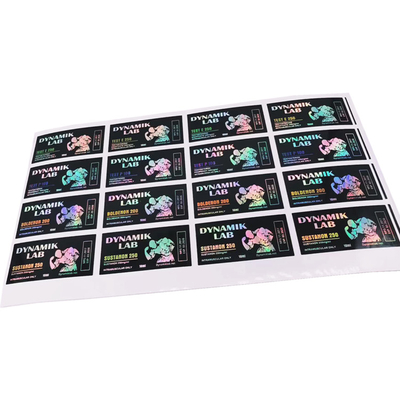 NANO P Étiquettes adhésives fortes pour flacons de vinyle de 10 ml Pour les flacons stériles de 10 ml
