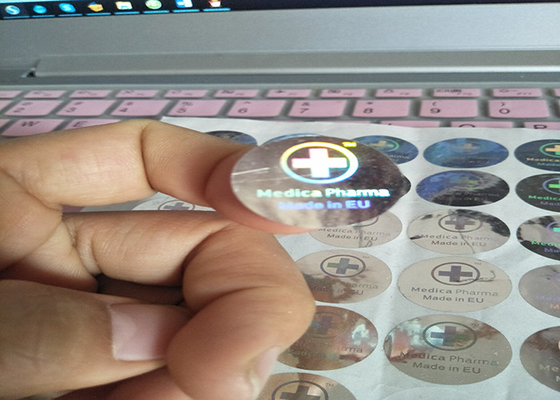 Étiquettes holographiques pour les flacons ou boîtes de 10 ml