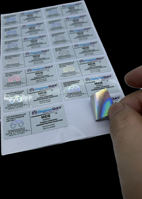 Hcg 50000 Iu Hologramme Étiquettes de bouteilles de médicaments personnalisables
