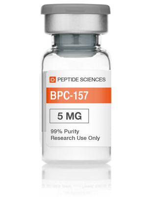 Bpc 157 5 mg Péptide auto-adhésif 2 ml Étiquettes du flacon Étiquettes adhésives imperméables