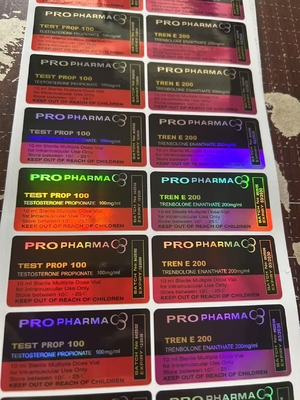 Propionate de testostérone 100 mg Hologramme au laser 10 ml flacons en verre