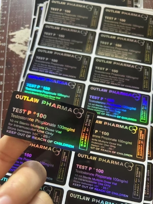 Propionate de testostérone 100 mg Hologramme au laser 10 ml flacons en verre