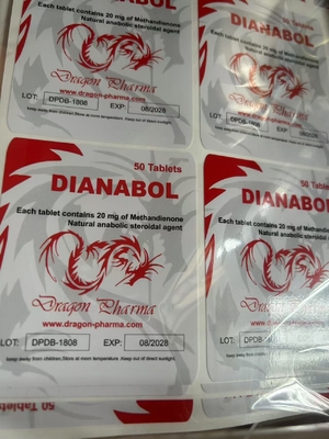 SARMs RAD-140 comprimés Bouteilles en plastique orales de 50 mg Étiquettes