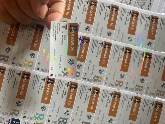 Priviron 50mg Étiquettes de bouteilles en plastique Comprimés oraux Étiquettes