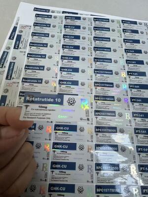 Étiquettes pour flacons de médicament en verre de 2 ml et 3 ml de sémaglutide 5MG