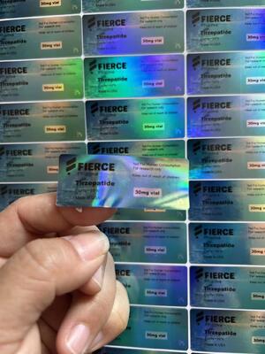 Étiquettes de flacon de peptide BPC 157 5mg