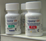 Les labels faits sur commande de fiole de Tablette de PVC Gloosy pour Le PE de pilule de blanc met 15g en bouteille 20g