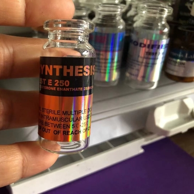 Le flacon de 10 ml de couleur CMJN marque le matériel d'hologramme