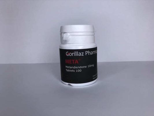 Labels et boîtes oraux de Metanabol de l'étiquette 10mg/tab 100 de Metanabol