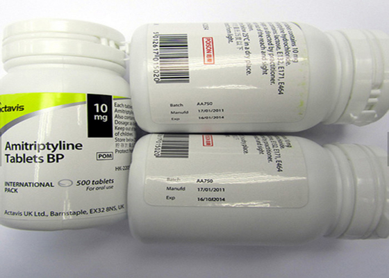 La fiole faite sur commande d'instruction de bouteille de pilule marque la finition brillante avec le matériel d'ANIMAL FAMILIER