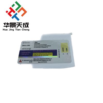 Impression numérique flacon plat flacon sur mesure étiquettes adhésives étanches