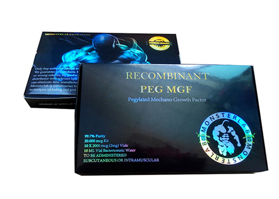 Boîtes faites sur commande de bouteille de médecine d'hologramme de logo avec la stratification à haute brillance