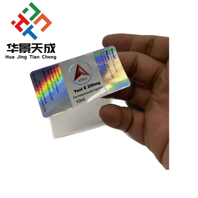 10 ml Vials Emballage Étiquettes orales Protéines de lactosérum Étiquette privée