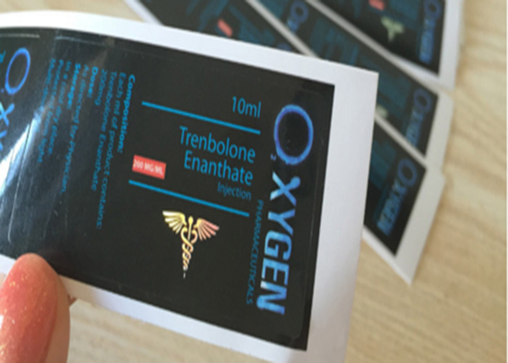 Étiquette polychrome de bouteille de médecine d'impression pour l'oxygène tren Enanthate 200mg