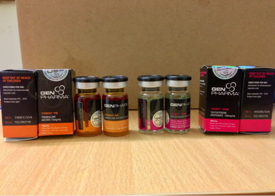 Labels imperméables de la fiole 10ml d'impression faite sur commande/labels et boîtes stéroïdes de bouteille