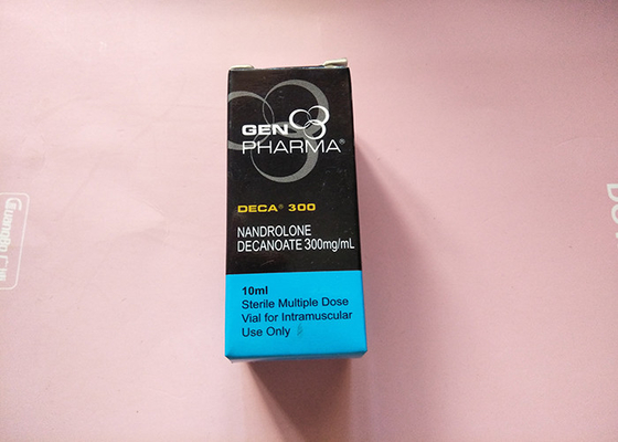 La fiole réutilisée de l'injection 10ml enferme dans une boîte l'impression polychrome de CMYK pour le produit de pharmacie